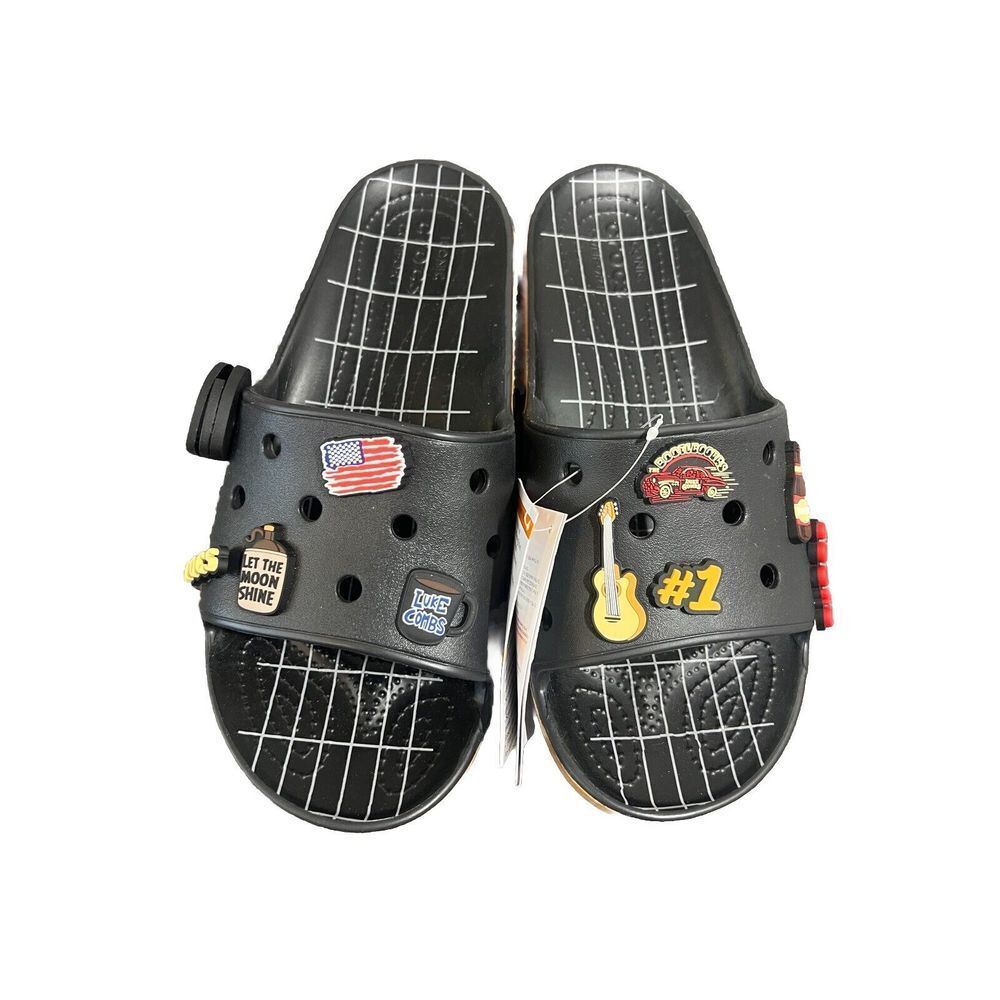 CROCS x Luke Combs‎ Limited Edition Classic Clog Jibbitz Sz M8 W10 Country Music
